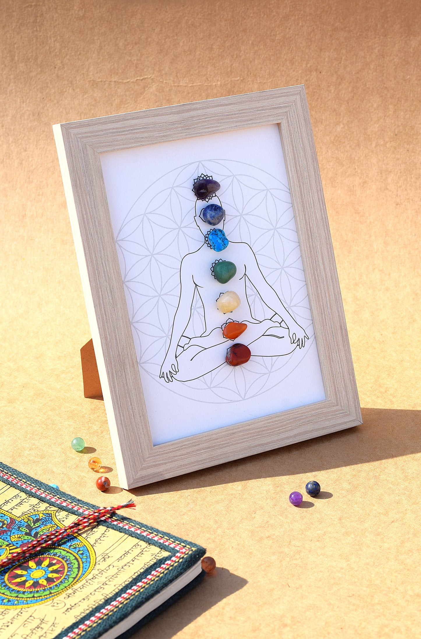 7 Chakra Crystal Frame