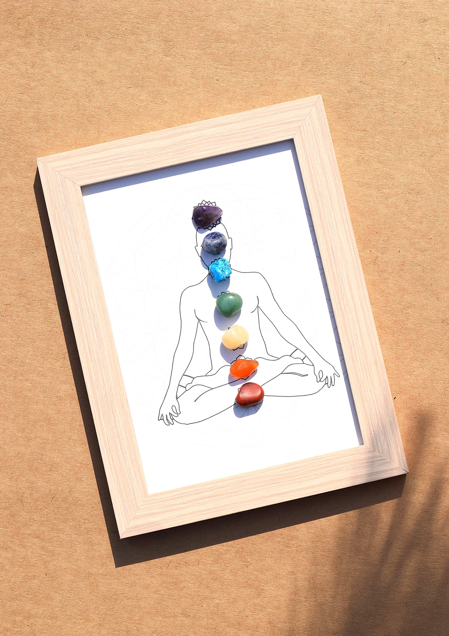 7 Chakra Crystal Frame