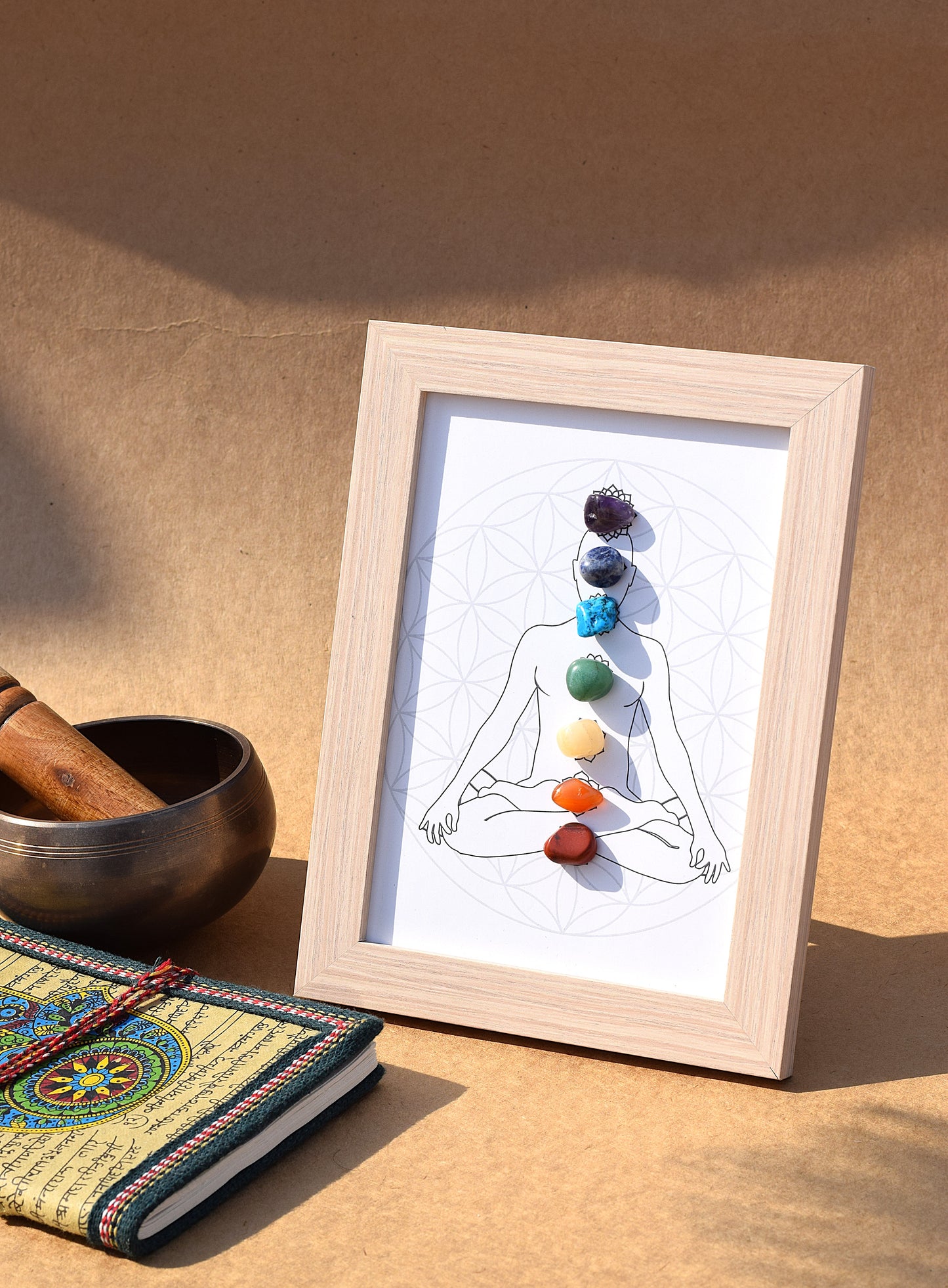 7 Chakra Crystal Frame